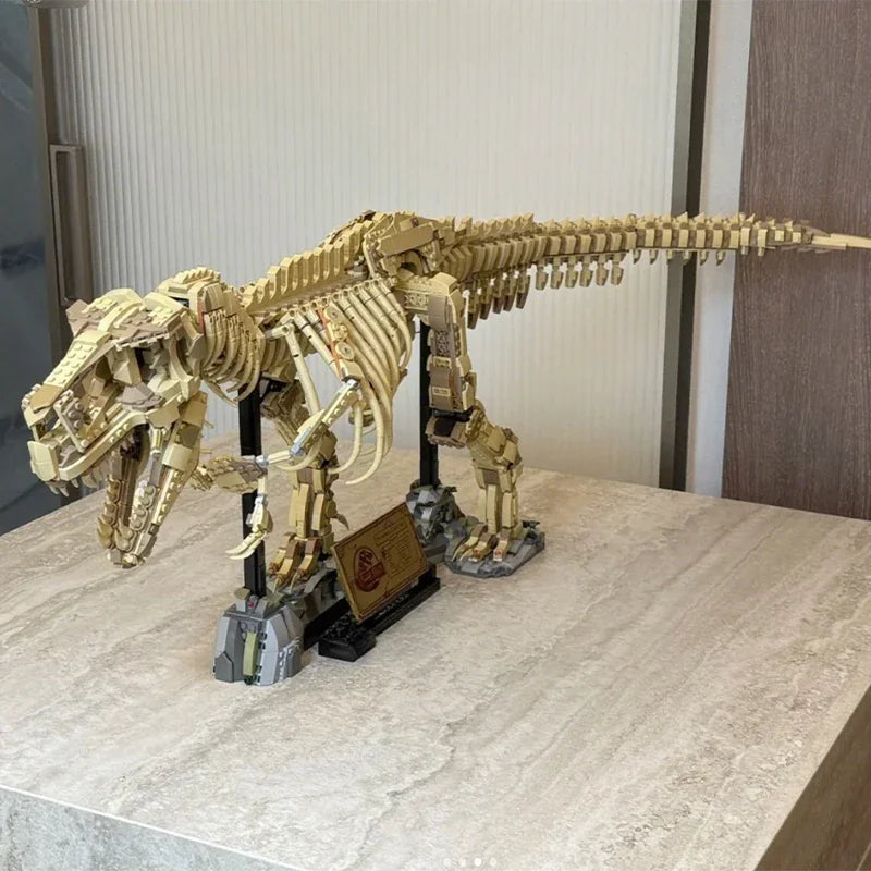3145 Teile 76968 Dinosaurier-Park Fossilien Bausteine Set Erwachsene Zusammengebauter Steine Modell Spielzeug Geburtstagsgeschenke Kompatibel mit Set