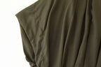 KONDALA 2026 Frühling Sommer Vintage Damenkleid Mode Einreihig Schärpen Drapierter V-Ausschnitt Ärmellos Schicke Braune Damenkleider