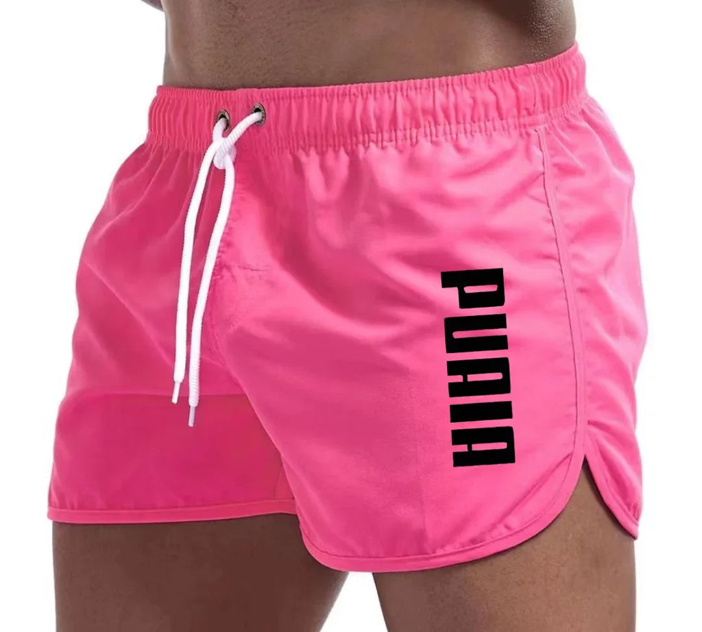 Neue heiße Sommer Badehosen Sport Fitnessstudio Laufshorts Herren Bademode Luxus Strandshorts Schnelltrocknende Herren-Badehosen Boardshorts