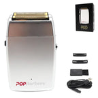 11000 U/min POP Barbers P620 Professioneller elektrischer Herren-Barttrimmer Doppelfolienrasierer Elektrorasierer USB-Haarschneidemaschine