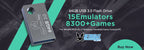 Launchbox 500GB Gaming-Festplatte, tragbare Gaming HDD mit über 3700 PC-/3D-Spielen für PS4/PS3/PS2/Wii/WiiU/Switch Spielekonsolen für PC