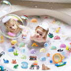 Kinder Ozean Badesalz-Set mit Überraschungsspielzeug im Inneren, 12er-Pack, organische, sichere Badesalzblasen