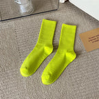 33 Farben Sommer Baumwolle Weiche Socken Fröhlich Bunte Damen Mid-Tube Strümpfe Modetrend Rot Grün Knöchelsocken Herbst Strumpfwaren