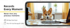 BoyKeep 3MP 5G/2.4GHz WiFi Indoor-Überwachungskamera Smart Babyphone IP-Kamera mit automatischer Verfolgung und 24/7 Videoüberwachung