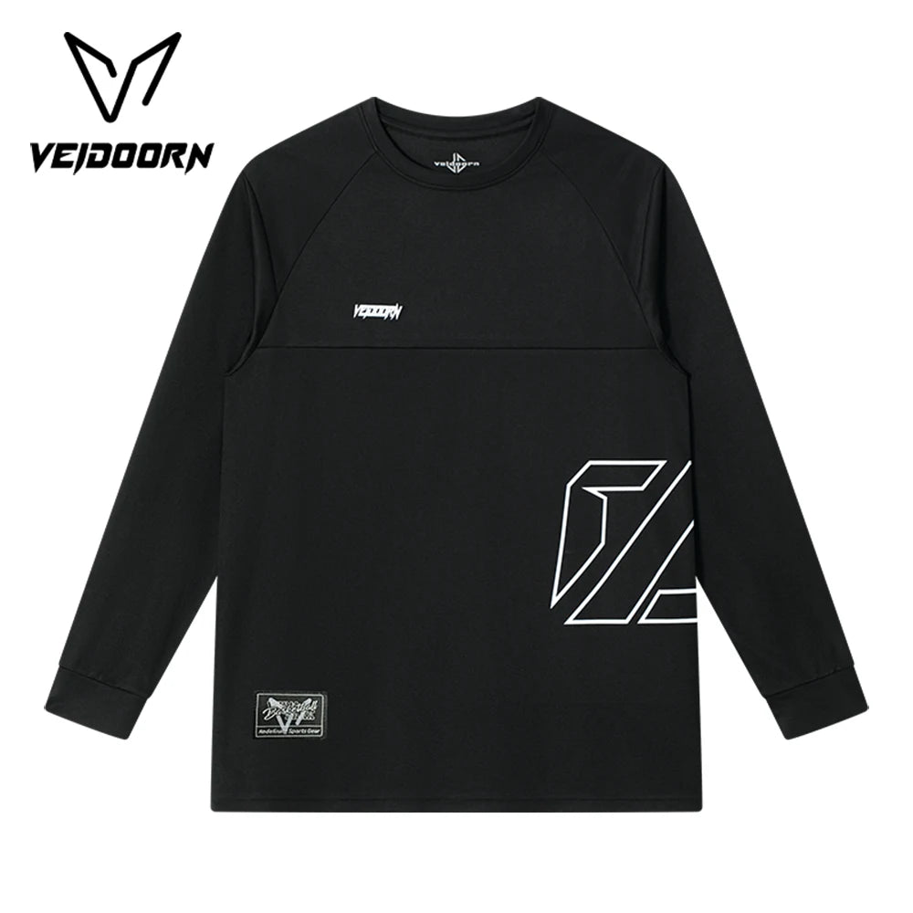 2025 Herren Quick Dry Workout T-Shirt Feuchtigkeitsableitendes Trainings-Top Gym Fitness Langarm Lauf-Basketball-Shirt Sportbekleidung