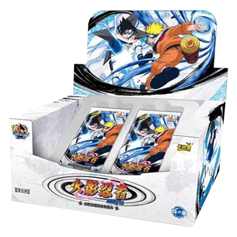 KAYOU Original Naruto-Kartenbox Anime-Figurenkarten-Boosterpack Sasuke-Sammelkarten-Spielzeug Weihnachtsgeburtstagsgeschenk für Kinder