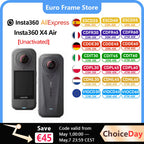 Insta360 X4 Air / X4 Action-Kamera - 165g leichte 8K 360-Grad-Kamera, Unsichtbarer-Selfie-Stick-Effekt integriert, X4 Air gewünscht