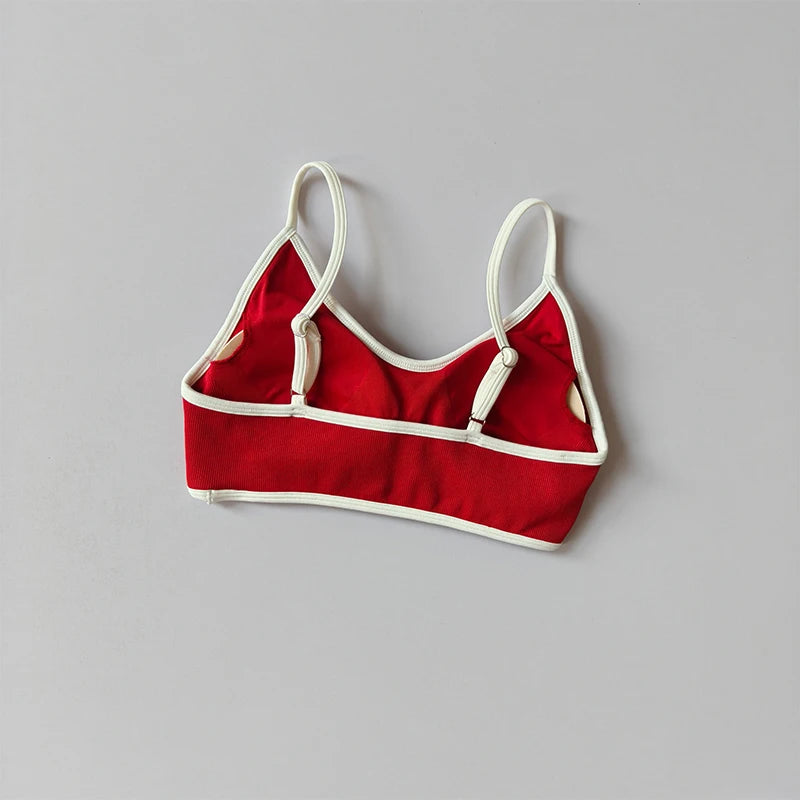2-TEILIGER Yoga-Anzug Nahtlos mit Brustpolster Enge Sport-BHs und High-Waist-Shorts zum Draußen Tragen, Laufen, Training, Fitness, Yoga-Set