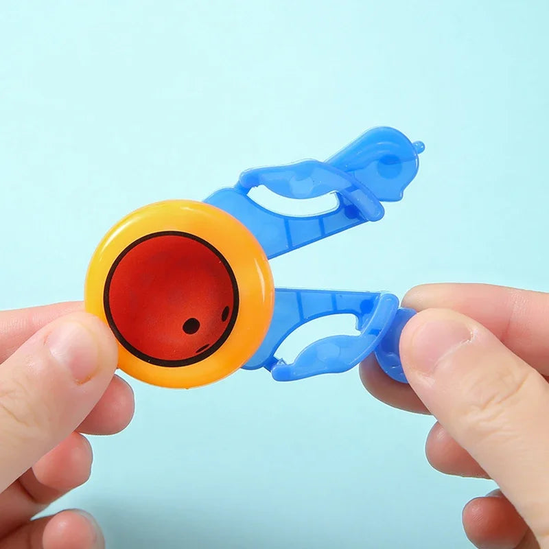 5/10 Stk. Mini Fliegende Untertasse Handheld UFO Katapult Spielzeug für Kinder Geburtstagsfeier Gastgeschenke Schulbrettspiel