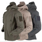 Militär Softshell-Jacken Herren Taktische Winddichte Wasserdichte Jacken Herren Armee Kampfjacken Herren Kapuzen Bomberjacken