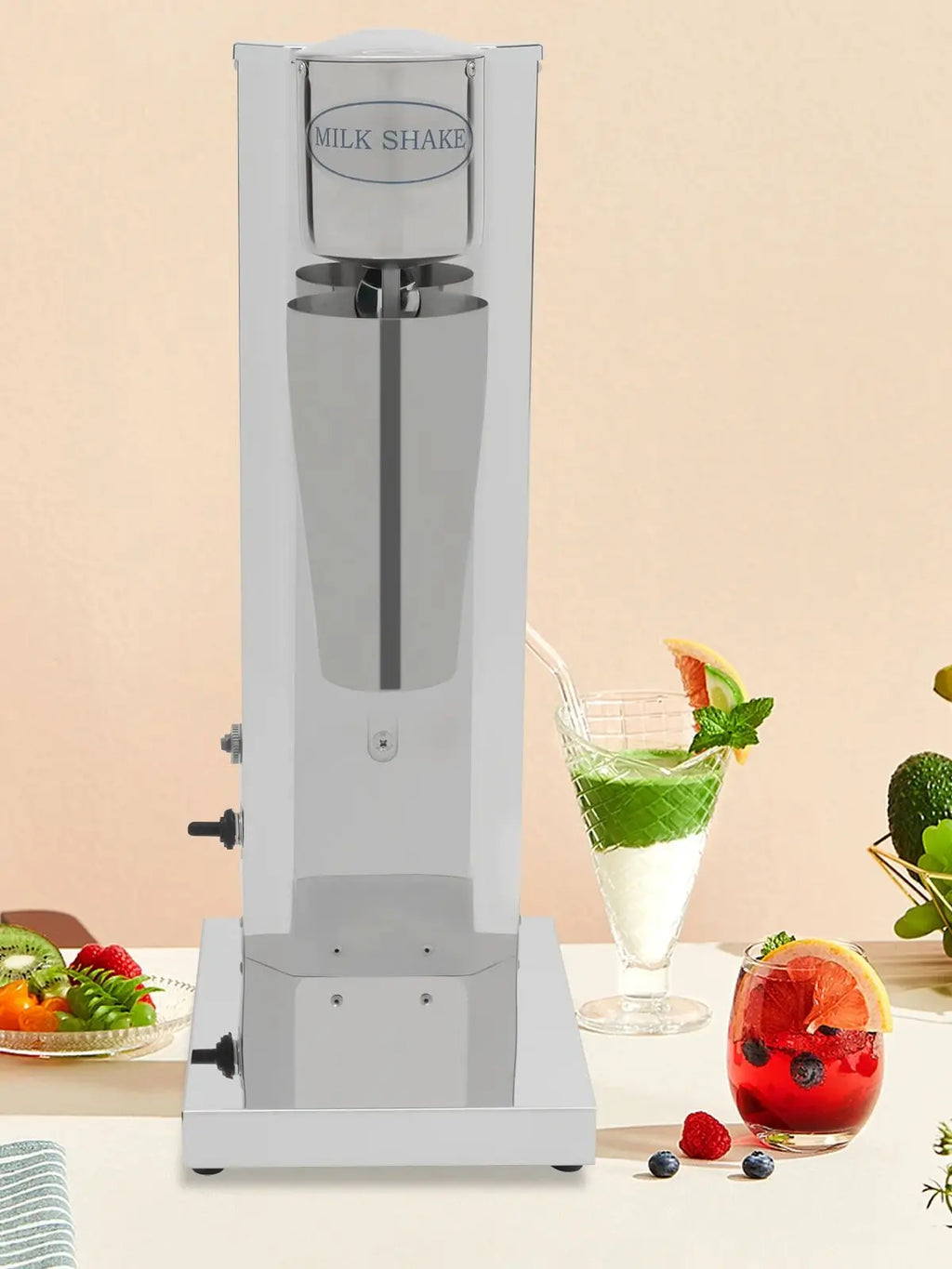 180W 650ML Kommerzielle Milchshake-Maschine Edelstahl Milchshaker-Maschine 18000 U/min Milchcreme-Mixer
