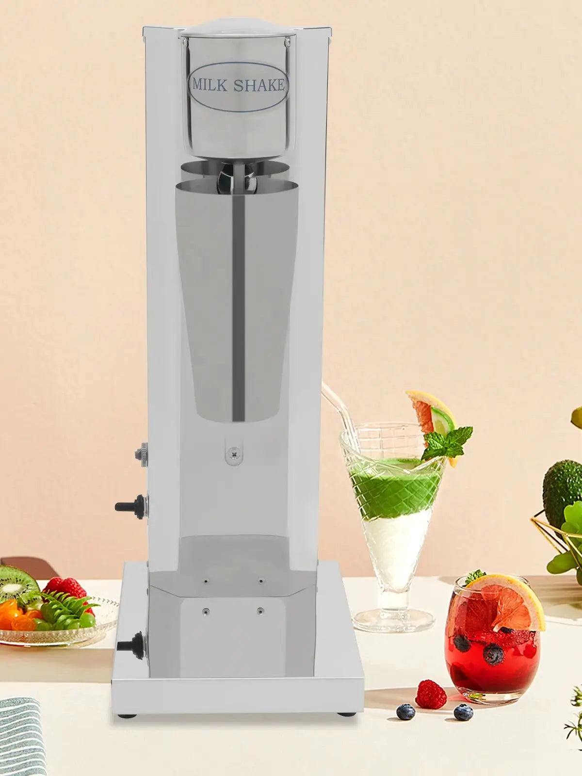 180W 650ML Kommerzielle Milchshake-Maschine Edelstahl Milchshaker-Maschine 18000 U/min Milchcreme-Mixer