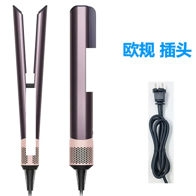 Professioneller 2-in-1 Warmluft-Glätteisen-Haartrockner mit negativen Ionen für glattes, frizzfreies Haar-Styling-Tool