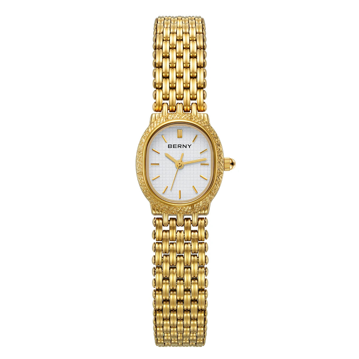 BERNY Gold Women's Watch Luxury Small Dial Ladies Gold Watch Jewelry Bracelet Quartz Lady Watch Stylish Fashion Women Watches Hauptbild