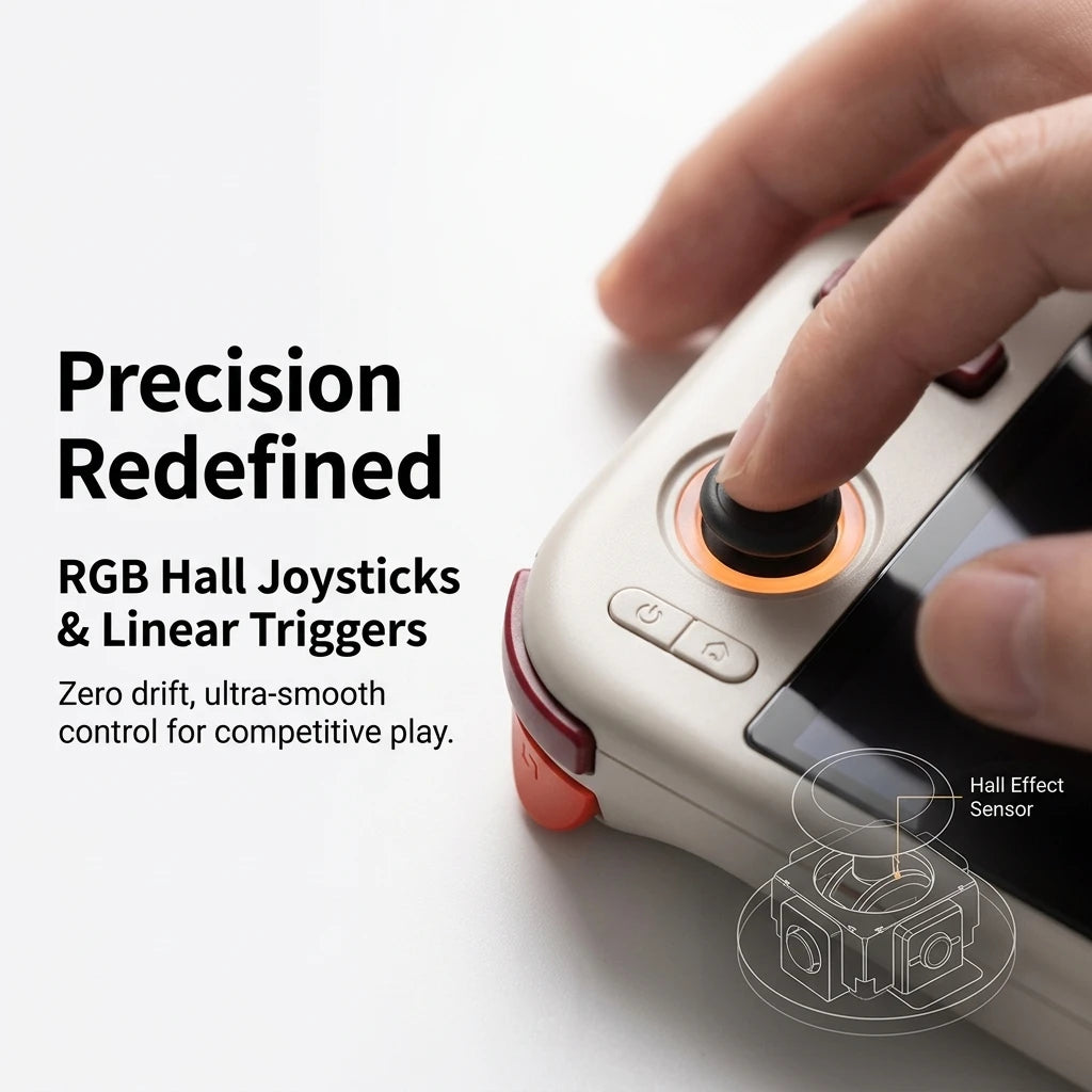 MangMi Air X Spielekonsole Android 5,5 Zoll 1080P 11-Touchscreen IPS 5000 mAh Hall-Effekt Joystick Trigger tragbare Spielekonsolen