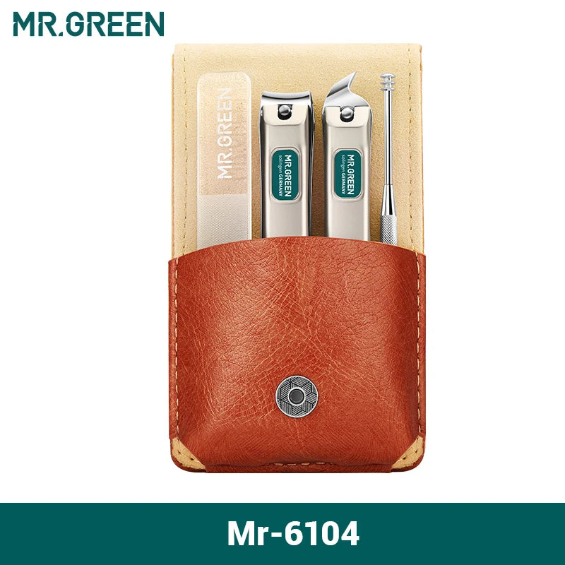 MR.GREEN Tragbares Maniküre-Set Nagelknipser Reise-Werkzeugset Edelstahl Geschenkbox für Freunde oder Familie