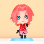 Anime Naruto Actionfigur Naruto Sasuke Kakashi Itachi Modell Spielzeug Desktop Ornament Dekoration Geschenk Junge Mädchen