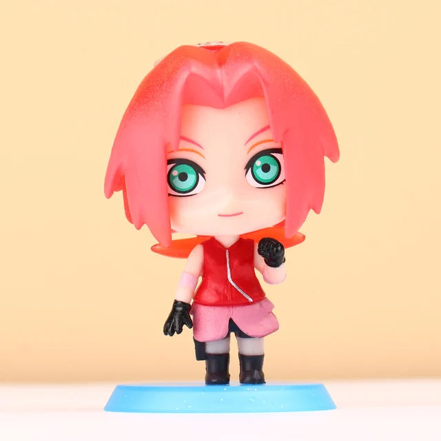 Anime Naruto Actionfigur Naruto Sasuke Kakashi Itachi Modell Spielzeug Desktop Ornament Dekoration Geschenk Junge Mädchen
