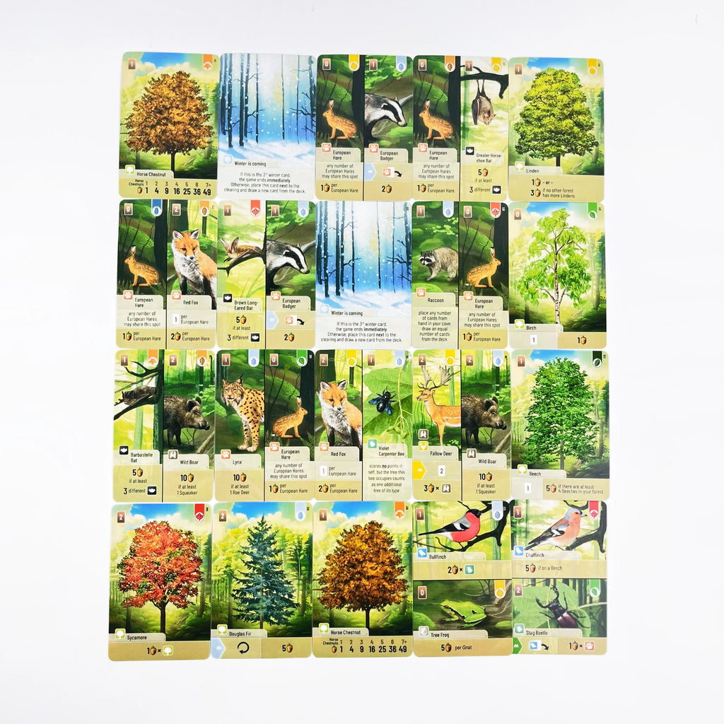 Forest Shuffle Kartenspiel – Cleveres Strategiespiel, Spaß für die ganze Familie, Kinder und Erwachsene – WALDRAND, ALPEN, Erweiterungsspiel