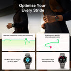 EU Version OPPO Watch X3 Smartwatch Wear OS by Google Schlaf 16 Tage Akkulaufzeit SpO2 Blutsauerstoffüberwachung IP69 Google Wallet