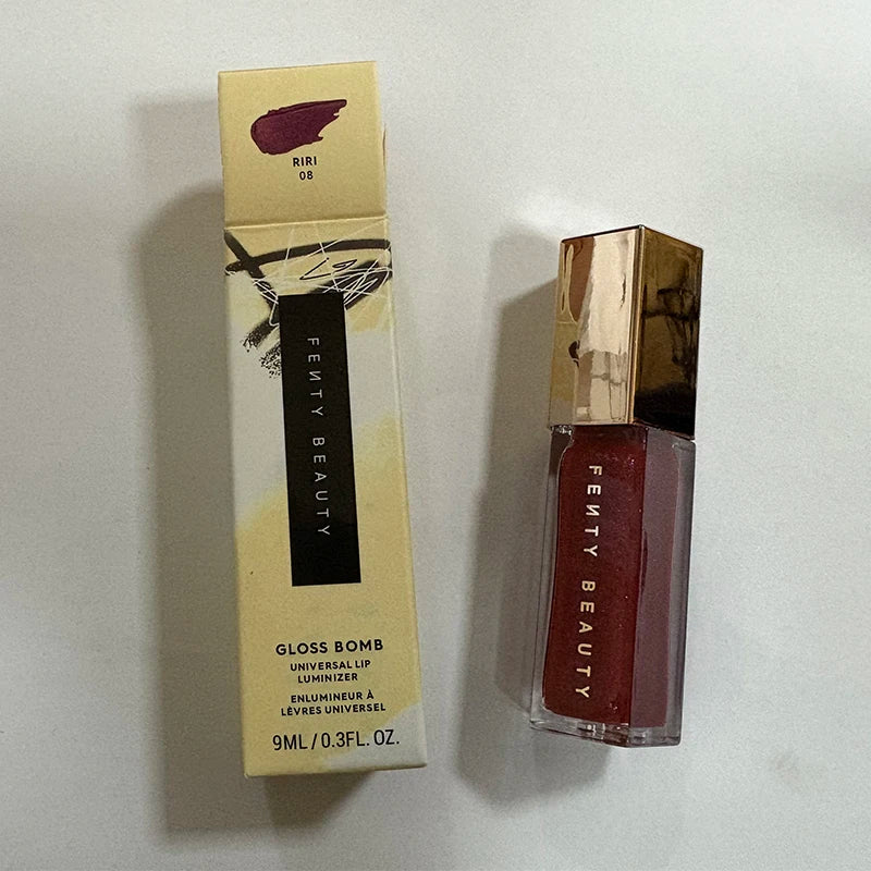 Fenty Beauty Gloss Lip Glaze Mehrfarbig Feucht Glänzend Glitzer Lippenfüller Make-up Anfänger Flüssiger Lippenstift Make-up Kosmetik