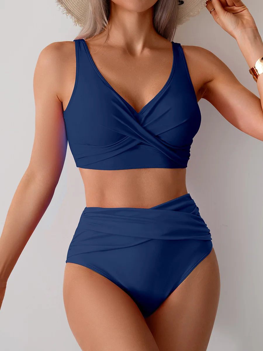 Sommer Sexy Bikinis Push Up Badeanzüge Damen Bademode für Frauen Strand Bademode Badeanzüge High Waist Bikini Set Pool Bather