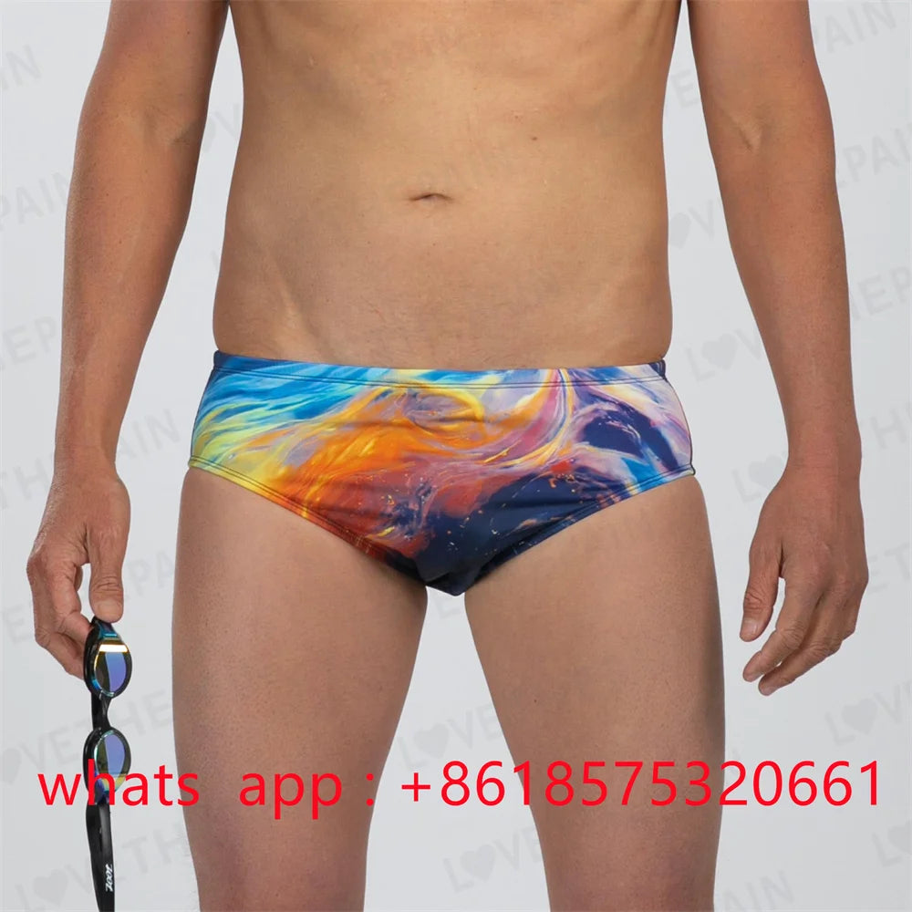 Zootekoi Herren Badehose Trainings-Badeshorts Strand-Badehose Schwimmhose Jammer Sommer Sport Surfhose Shorts 2024