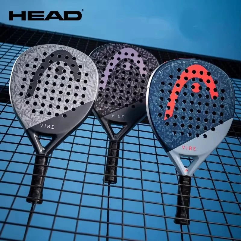 HEAD 2025 NEU Tennis-Padel-Schläger VIBE Serie Carbonfaser Eva Memory Flex Schaumstoffkern Padel-Tennisschläger Leichtgewicht