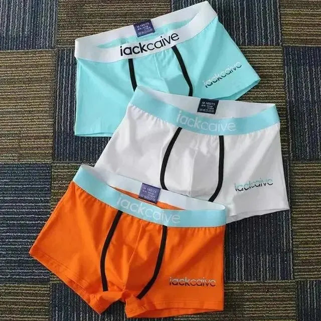 3er-Pack Herren Slips Baumwolle Herren Unterwäsche Boxershorts Atmungsaktive Herren Boxershorts Bedruckte Unterhosen Bequeme Shorts Herren Unterwäsche M-3XL