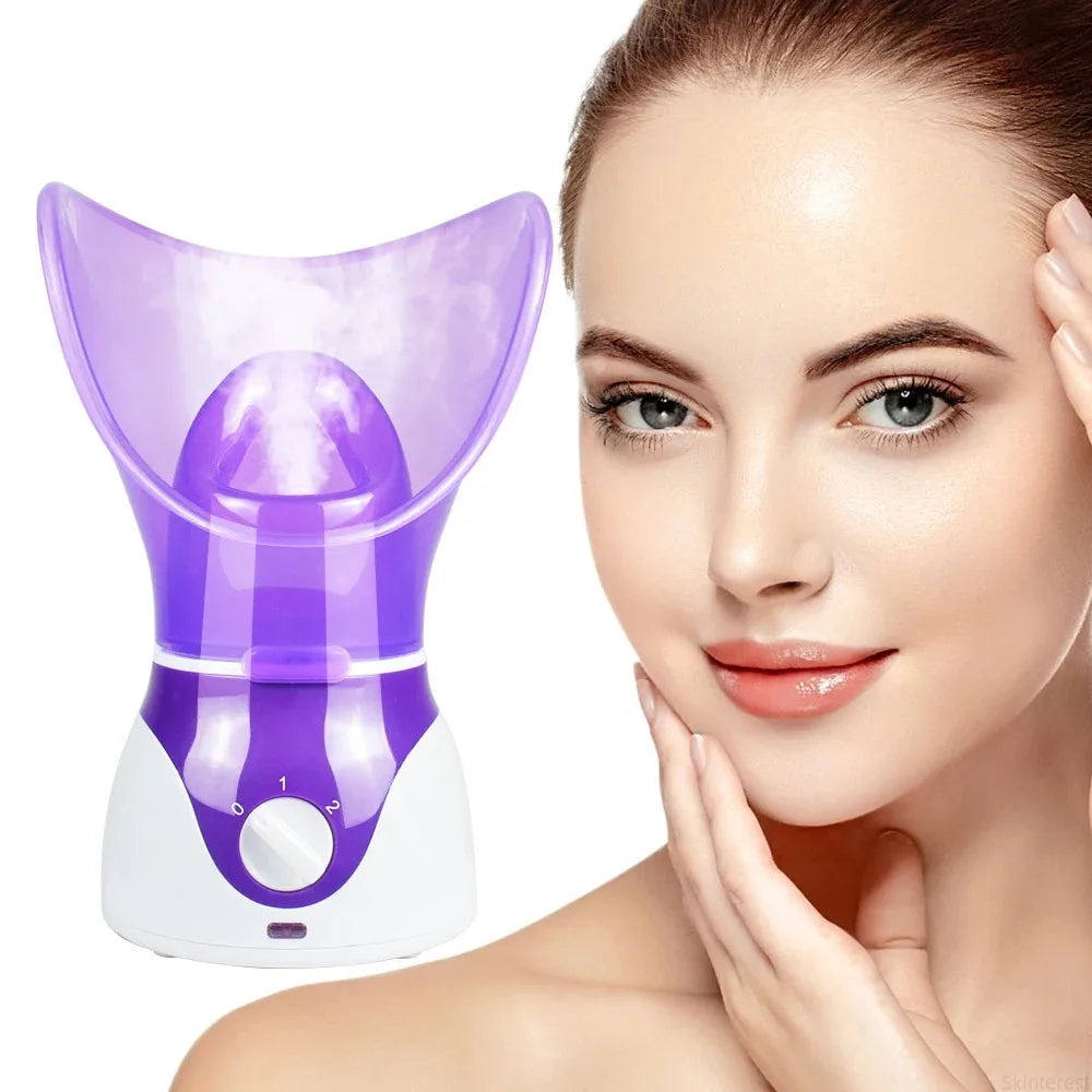 Gesichtsdampfer Gesichtsdampfgerät Hautbefeuchter Porenreiniger Gesichtsdampfgerät Heißdampfer Home SPA Maschine Hautpflege Luftbefeuchter