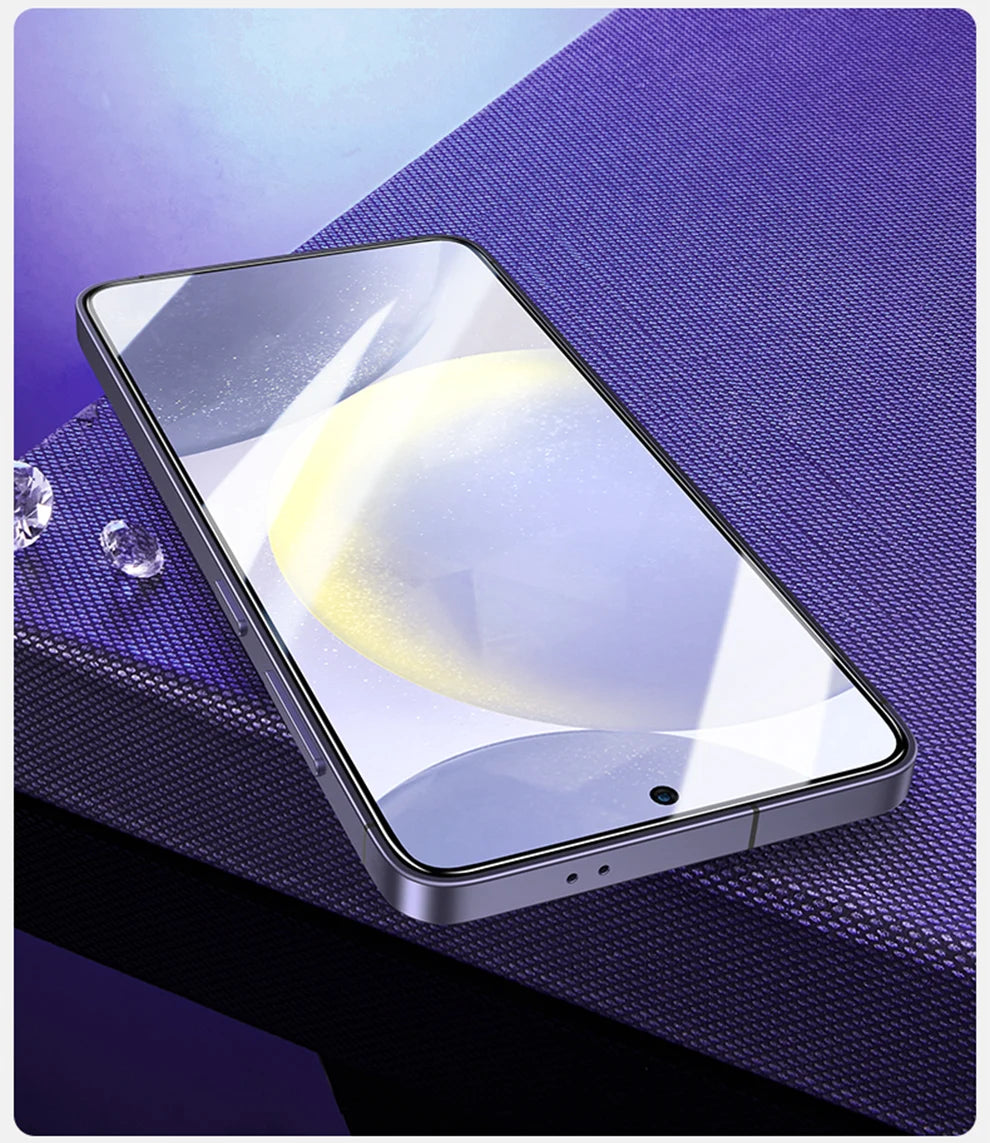SmartDevil Staubfreie Displayschutzfolie aus gehärtetem Glas für Samsung S26 Ultra HD, klare Displayschutzfolie für Samsung S25 S24, Anti-Fingerabdruck