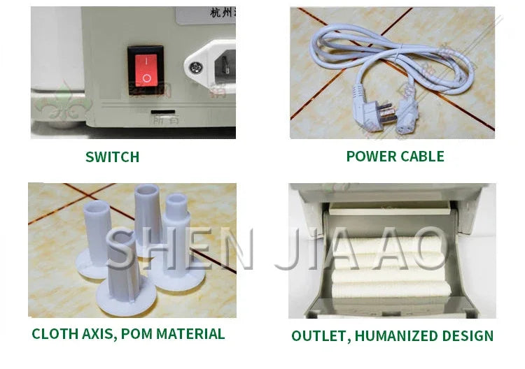 220V 50/60Hz Heiß-/Kalt-Tücher-Maschine Feuchttücherwärmer für Baby, Geschäft, Hotel, KTV, Internetcafés, Fußbad Universal 5-40°C