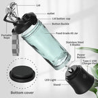 Neuer tragbarer Mixer 600ML Elektrischer Entsafter Fruchtmixer 4000mAh USB wiederaufladbarer Smoothie Mini Mixer Persönlicher Entsafter farbenfroh