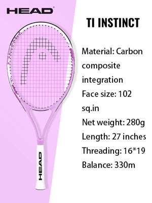 HEAD Carbon Composite Integration Tennisschläger für Anfänger Damen Herren Studenten Einzel-Trainingsschläger