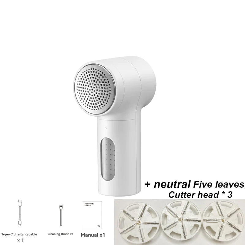 Xiaomi Mijia Fusselrasierer 2 Tragbarer elektrischer Fusselentferner Wiederaufladbarer Kleider-Sweater-Rasierer 180 Minuten Laufzeit