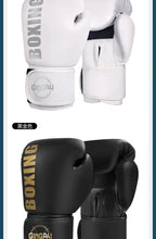 6/8/10/12oz Boxhandschuhe Professionelle Erwachsene Sanda Muay Thai Kampfhandschuhe für Männer und Frauen Trainings-Sandsack Free Fight MMA