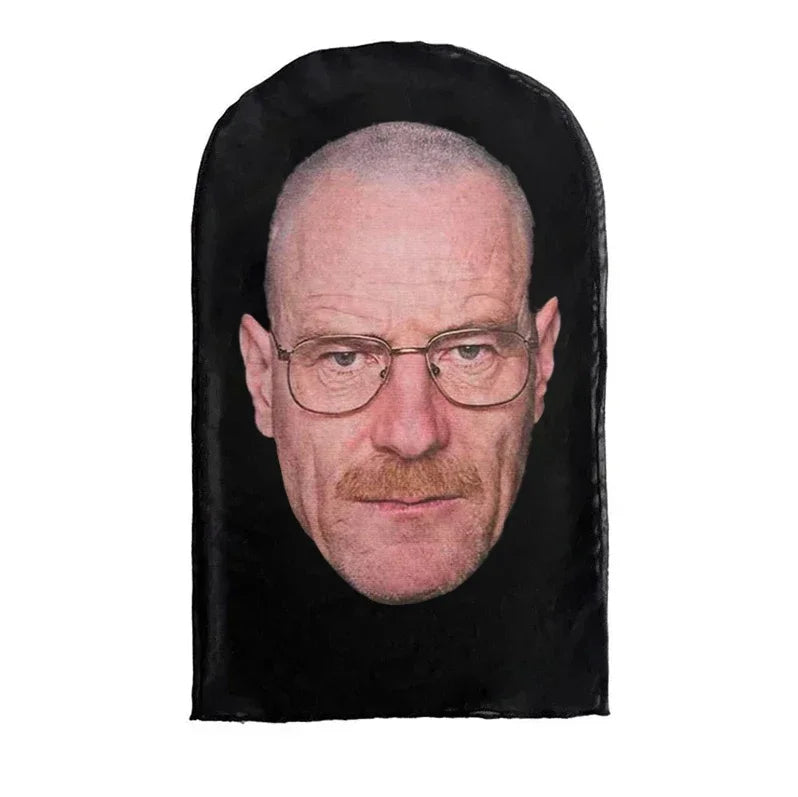 Neue 3D-gedruckte Kanye Maske Drake Elastisches Mesh Vollgesichtsmaske für Unisex Cosplay Kopfbedeckung Party Simulation Sturmhaube Mütze Kopfbedeckung