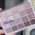 DIKALU 20-Farben Koreanische Lidschatten-Palette mit geringer Sättigung Matt Wasserfest Braun Rosa Lidschatten-Palette Langanhaltendes Tages-Make-up