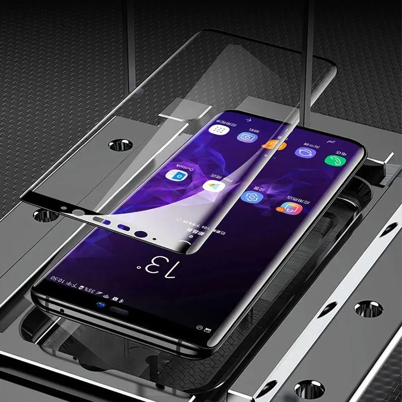 3 Pcs Tempered Glass For Samsung Note 9 10 20 Ultra Samsung S24 S23 S22 S21 S20 Ultra S10 S9 S8 Plus Full Cover Screen Protector