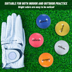 Kaiersn Bunte Parkgolfbälle - 6cm/2.36in Langlebige Übungsbälle für Outdoor-Training, Kinder & Erwachsene (Mehrfarbige Optionen)