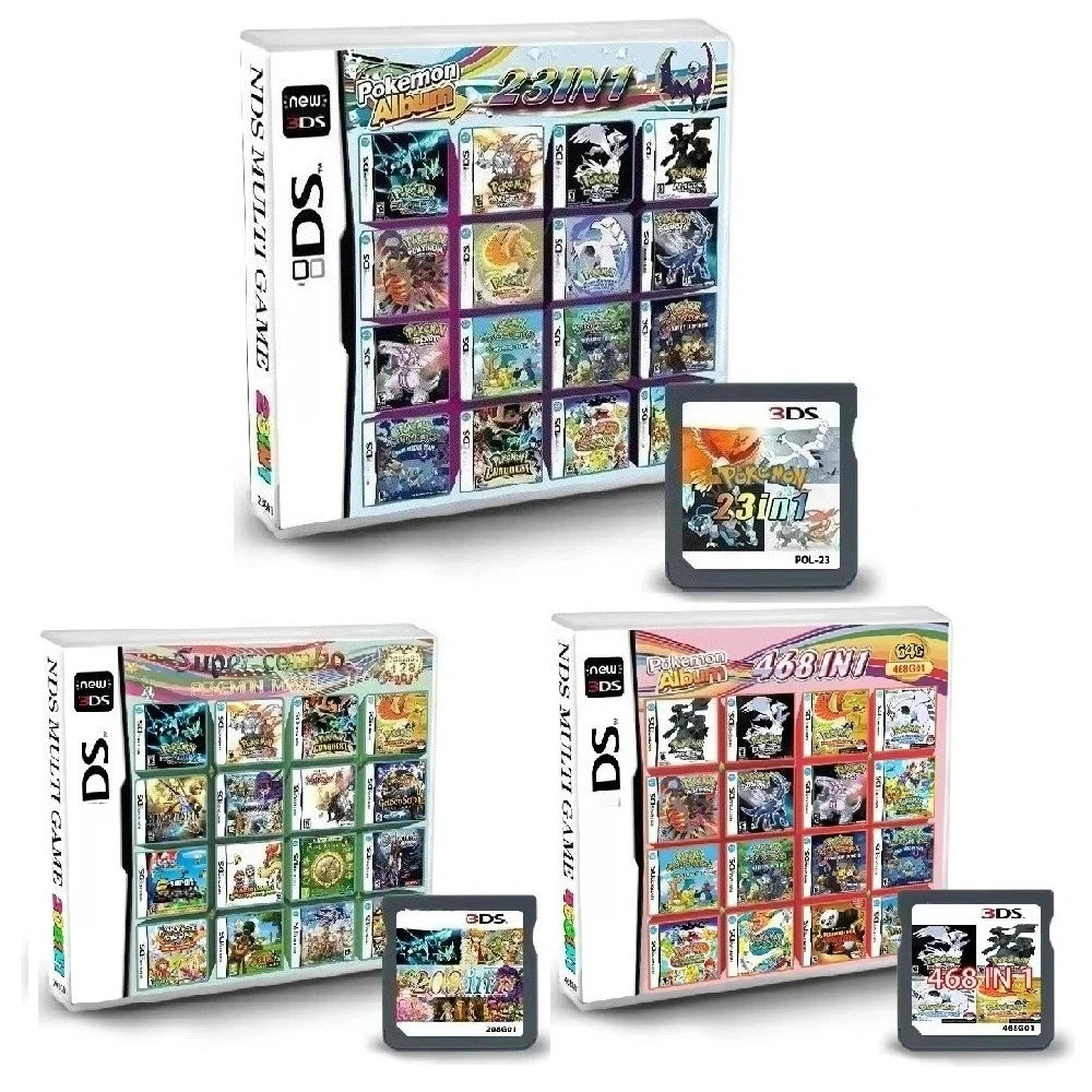 NDS Spielkarte 482in1 520in1 4300in1 500in1 468in1 Spielkarte Retro-Spielesammlung für 3DS, NDS