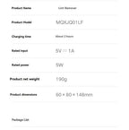 Xiaomi Mijia Fusselrasierer 2 Tragbarer elektrischer Fusselentferner Wiederaufladbarer Kleider-Sweater-Rasierer 180 Minuten Laufzeit