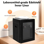 550W Tisch-Wasserspender Edelstahl-Innenbehälter PP-Material 270x235x370mm 3kg Schnelles Heizen & Kühlen Dual-Use Wasserspender