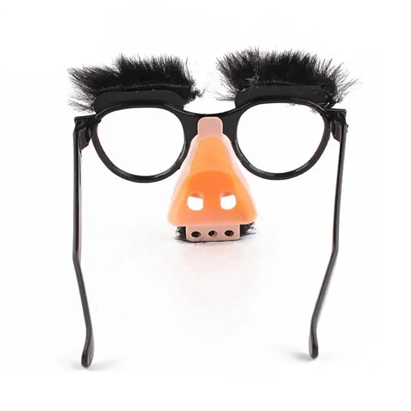Große Nase Brille mit Augenbrauen Schnurrbart Alberne Lustige Foto Requisiten Halloween Party Brille Neuheit Scherz für Geburtstagsfeiern