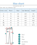 Autumn New Men's Loose Jeans Multi-pocket Work-wearing Jeans Street Hip-hop Straight Wide-leg Pants Baggy Dance Pants
