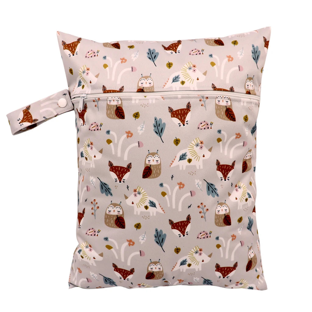 Wasserdichte Wickeltasche Windeltasche Mama Baby Umstandstasche Waschbare Reißverschluss Windel-Organizer Trockenbeutel Reisetragetasche 30x40cm