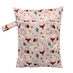 Wasserdichte Wickeltasche Windeltasche Mama Baby Umstandstasche Waschbare Reißverschluss Windel-Organizer Trockenbeutel Reisetragetasche 30x40cm