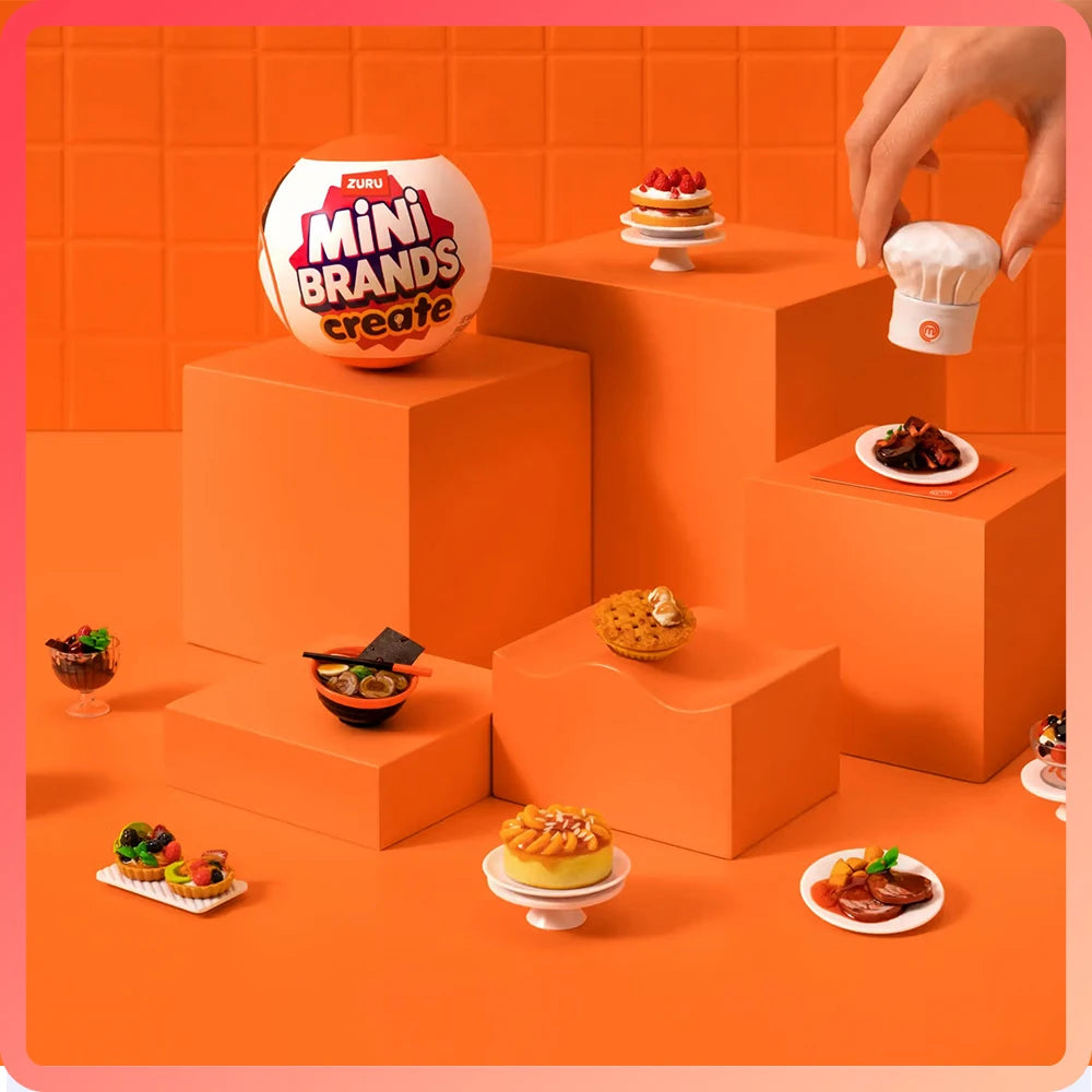 Zuru Surprises Mystery Mini Brands Blind Box Foodie Creat MasterChef Ball Überraschung Sammlerstücke Miniatur Miniaturen Lebensmittel Spielzeug Hauptbild