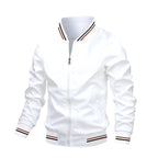 2024 Spring Summer Bomber Jacket Men Black Casual Slim Fit Baseball Mens Jackets New Autumn Fashion High Quality Jackets for Men