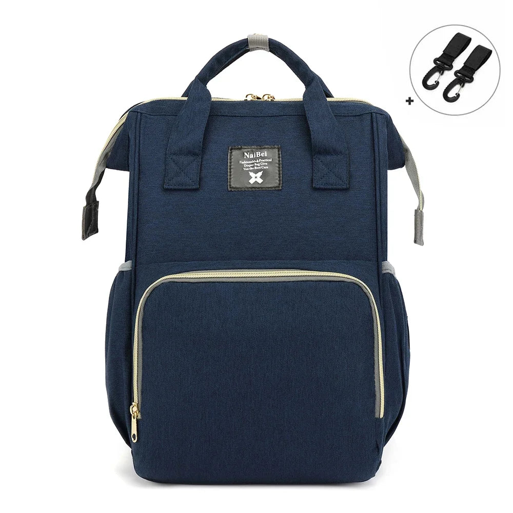 Wickeltasche Baby Wickeltasche Wasserdichter Rucksack Mode Mama Mutterschaft Markenrucksack für Mütter